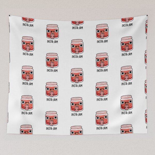 Item preview, Insta-jam Social Media Funny Jam Puns  designed and sold by punnybone.