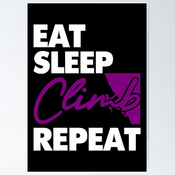 Item preview, Eat Sleep Climb Repeat designed and sold by askthebookbug.