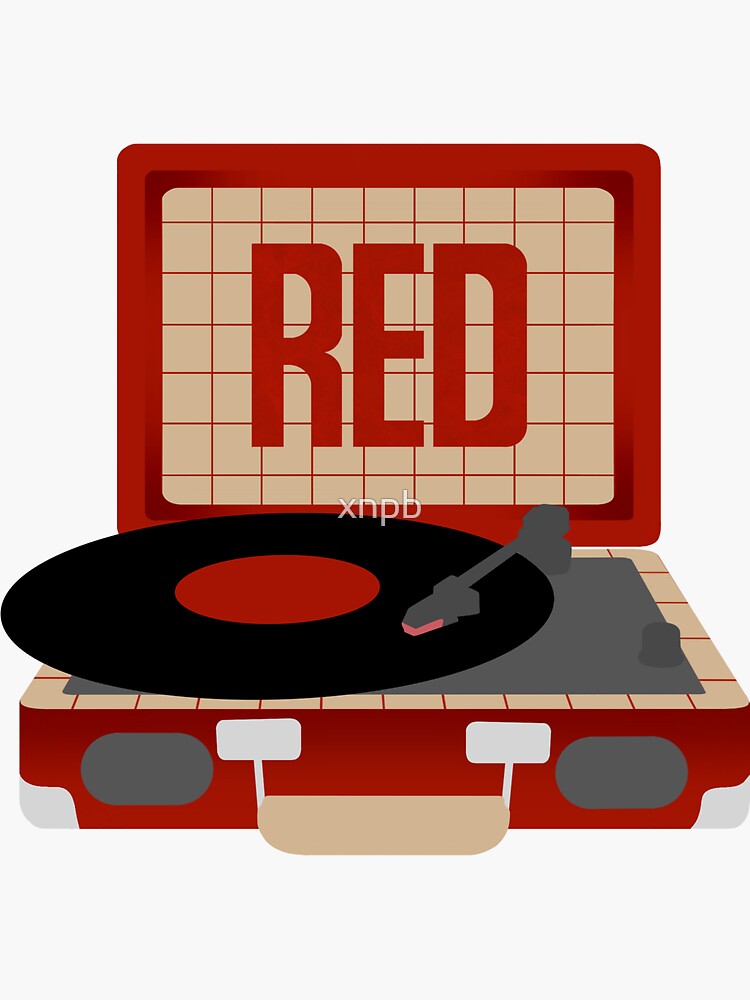 Taylor Swift RED vinyl | Sticker