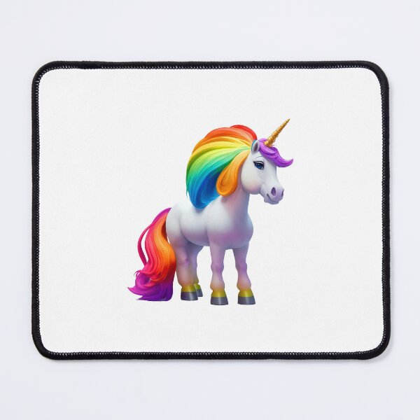 Item preview, Rainbow unicorn magical fantasy horned horse mythical beautiful  designed and sold by w1ckerman.
