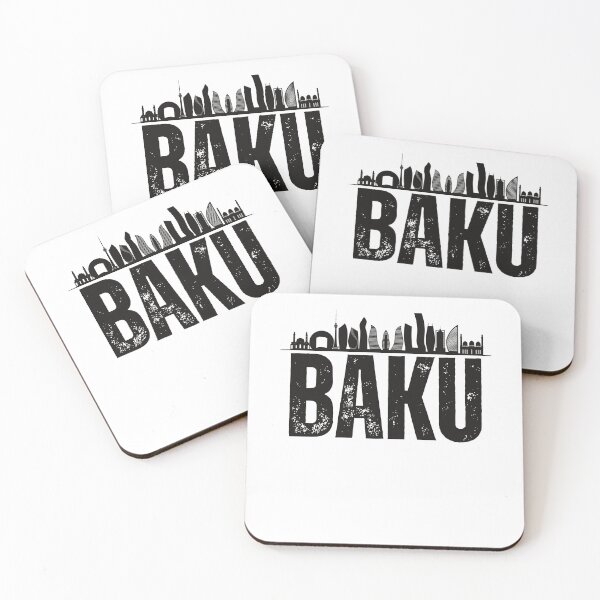 Item preview, Baku city illustation  designed and sold by DeluxBee.