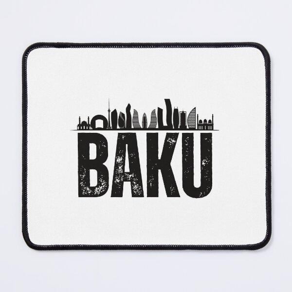 Item preview, Baku city illustation designed and sold by DeluxBee.