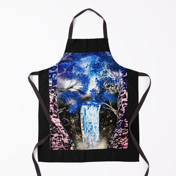 Item preview, Blue Falls Night Scene designed and sold by SprayPaintaNick.