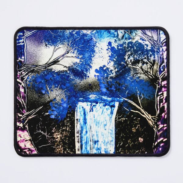 Item preview, Blue Falls Night Scene  designed and sold by SprayPaintaNick.