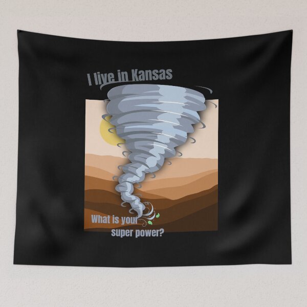 Item preview, I live in Kansas, what Is Your Super Power? designed and sold by Amazing-Kortez.