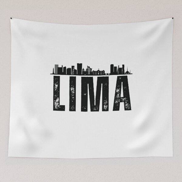 Item preview, Lima city illustation  designed and sold by DeluxBee.