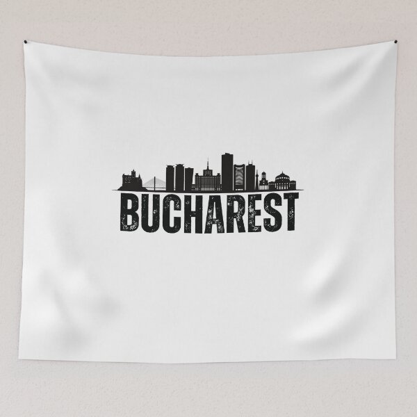 Item preview, Bucharest city illustation  designed and sold by DeluxBee.