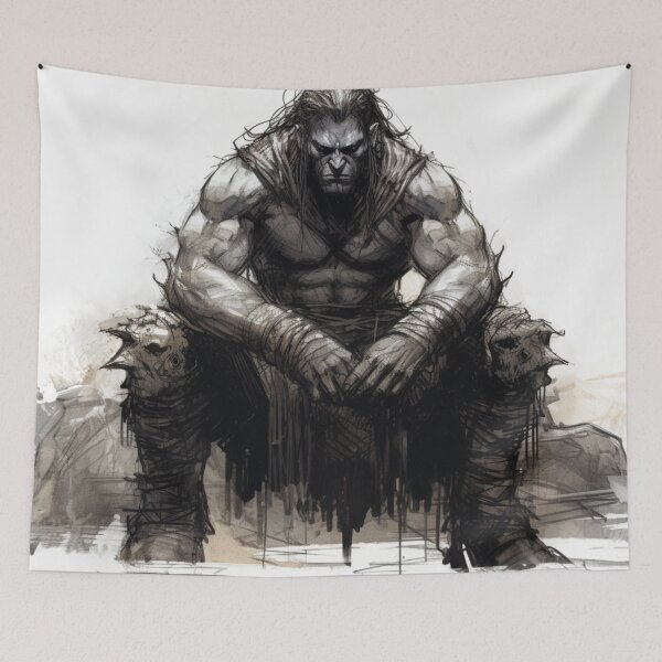 Item preview, Barbarian designed and sold by letsgetinspired.