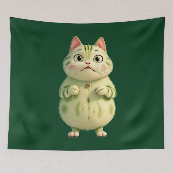 Item preview, avocado cat designed and sold by jkrphoto.