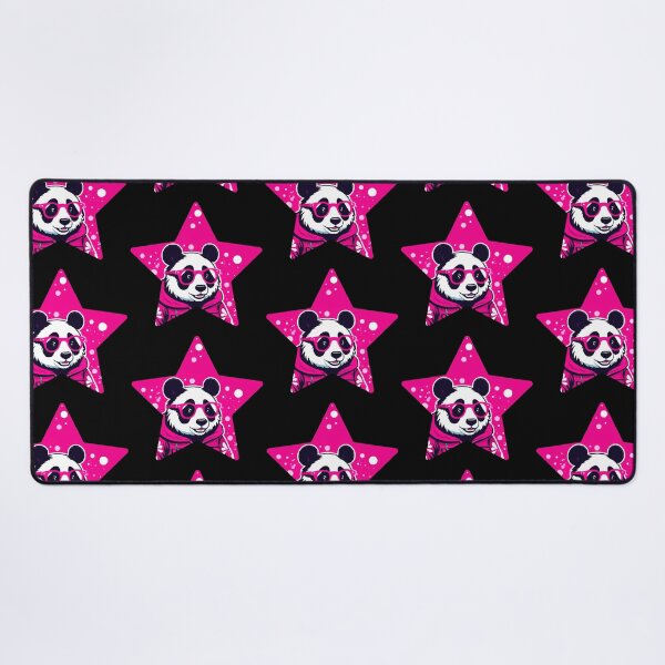 Item preview, Panda in Pink Glasses | Hot Pink Panda Illustration designed and sold by Niktarka.