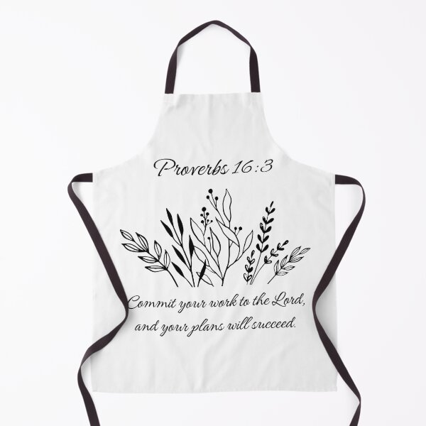 Item preview, Bible Verse Proverbs 16:3 Commit Your Work to the Lord designed and sold by ThePinkProject.