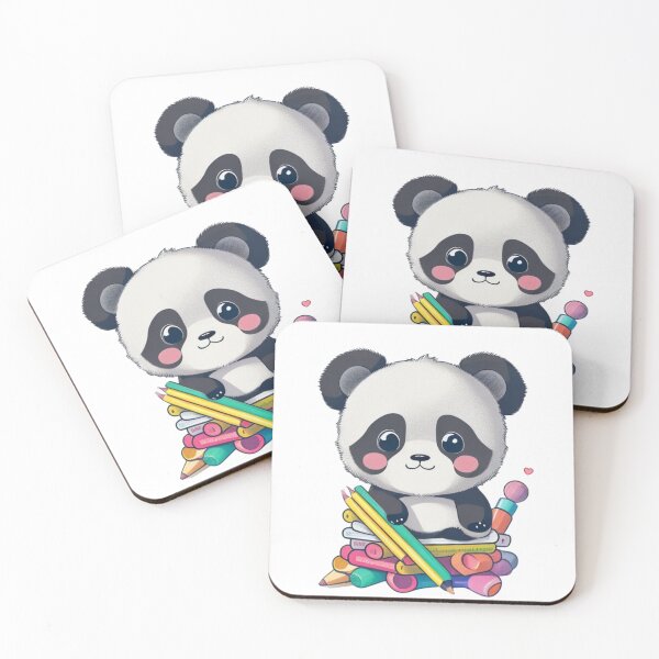 Item preview, Back to school panda designed and sold by GracefulGems.