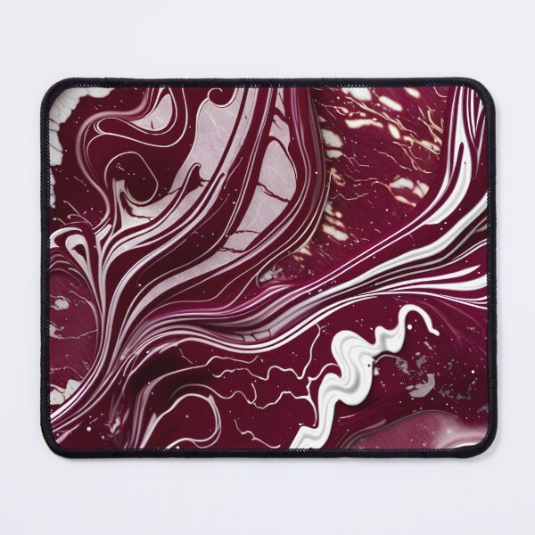 Item preview, Maroon and white marble swirls #7 designed and sold by BirdsnStuff.