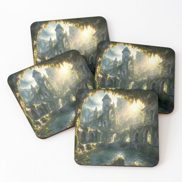 Item preview, Post-apocalyptic overgrown heavenly castle designed and sold by ArthurVandelay.
