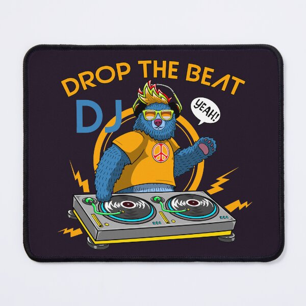 Item preview, drop the beat (dj bear) designed and sold by hayrpictures.