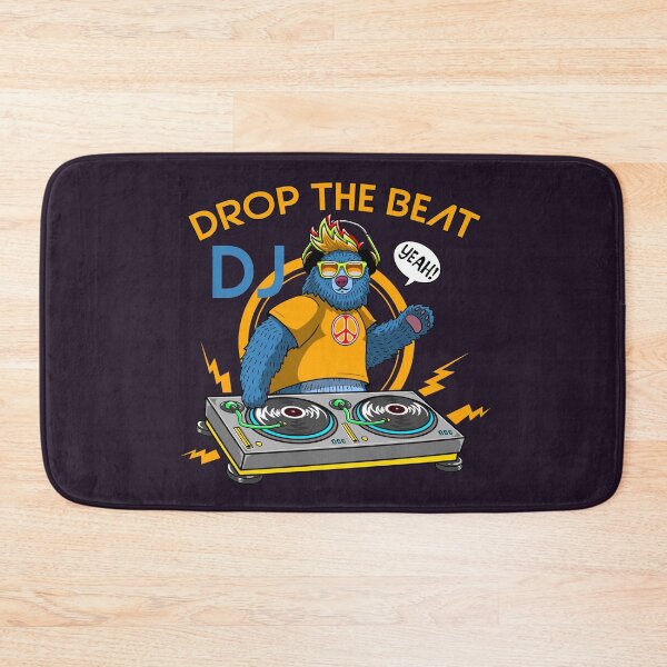 Item preview, drop the beat (dj bear) designed and sold by hayrpictures.