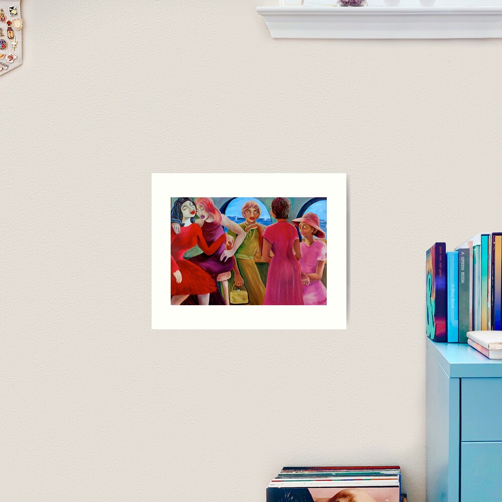 GOSSIP I Art Print