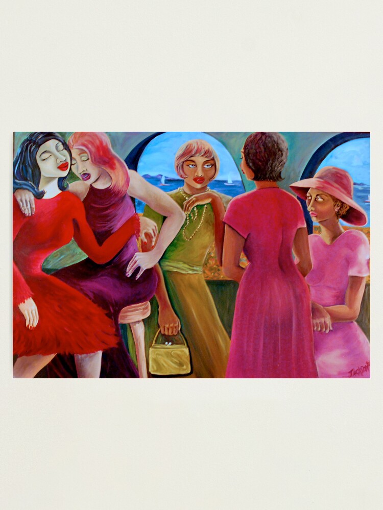 Alternate view of GOSSIP I Photographic Print