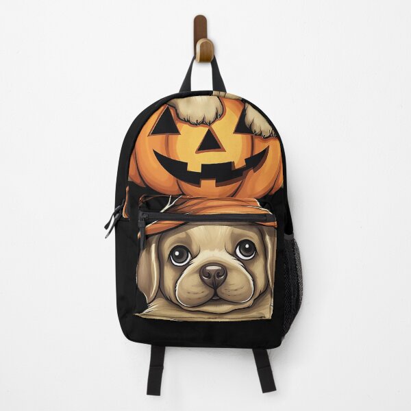 Item preview, Cute Golden Retriever Puppy Halloween Pumpkin Witch Hat designed and sold by VermintStudio.