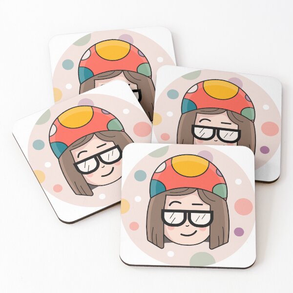 Item preview, Happy and cute mushroom geek head designed and sold by onieku.