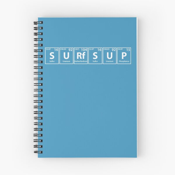Item preview, Surfsup (S-U-Rf-S-U-P) Periodic Elements Spelling designed and sold by cerebrands.