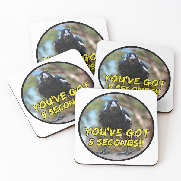 Item preview, Australian Magpie Gives you 5 seconds to RUN designed and sold by Wonderbouy.