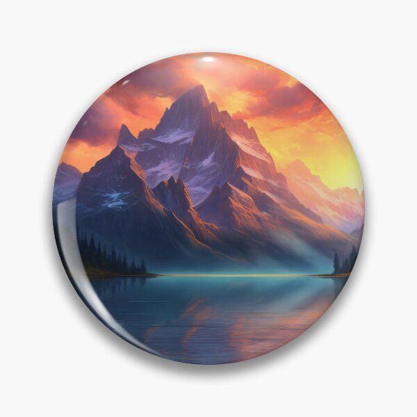 Item preview, Majestic Mountains' Glow designed and sold by DaliusD.