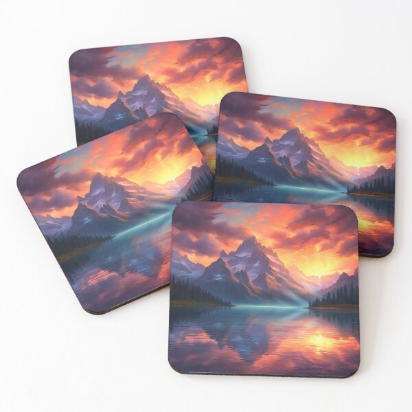 Item preview, Majestic Mountains' Glow designed and sold by DaliusD.