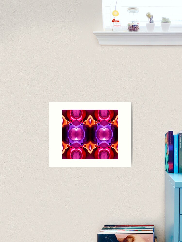 Thumbnail 1 of 3, Art Print, Magenta Abstract by Adelaide Artist Avril Thomas at Magpie Springs designed and sold by MagpieSprings.