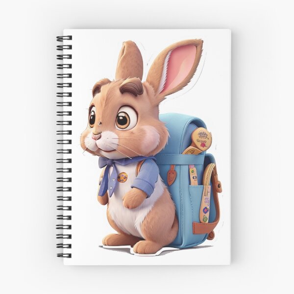 Item preview, A cute rabbit back to school designed and sold by DreamWorld07.
