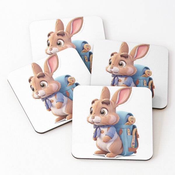 Item preview, A cute rabbit back to school designed and sold by DreamWorld07.