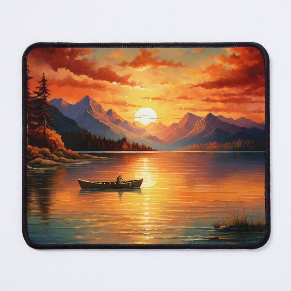 Item preview, Sunset over the Lake designed and sold by DaliusD.