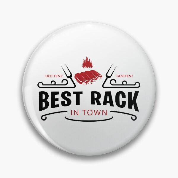 Item preview, Best Rack In Town Barbecue BBQ funny Ribs Pork Pig Bacon designed and sold by w1ckerman.