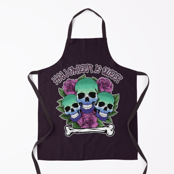 Item preview, Halloween is Queer, Skulls in Gay Flag Colors designed and sold by Savchuk-Vova.