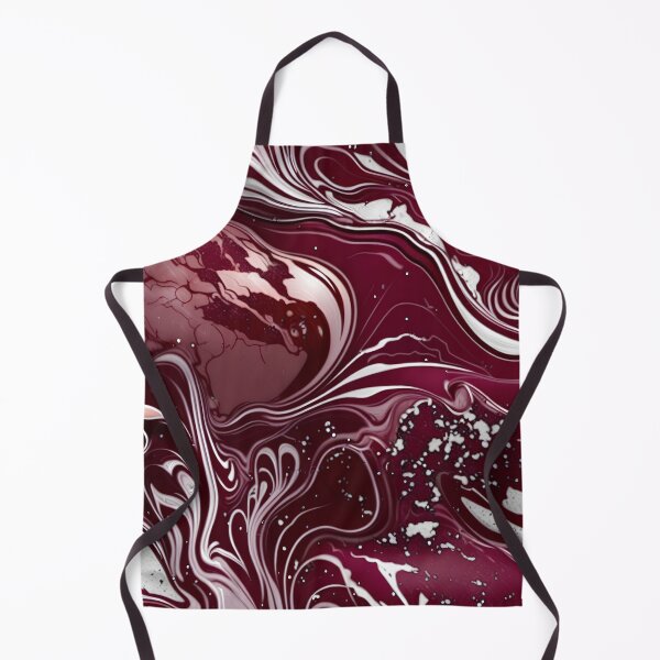Item preview, Maroon and white marble swirls #11 designed and sold by BirdsnStuff.