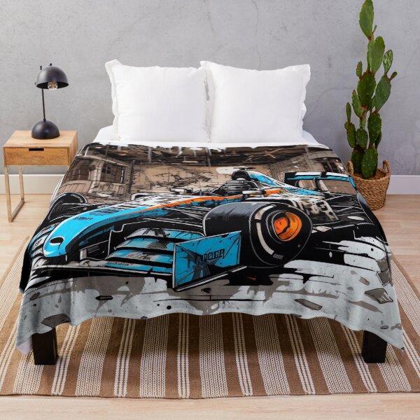 Item preview, Abandoned F1 Car In A Derelict Pit Area Aesthetic Sticker - Abandoned Place Concept Art designed and sold by liminal-concept.