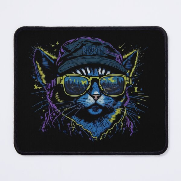 Item preview, Hipster cat designed and sold by Tony ⭐⭐⭐⭐⭐.