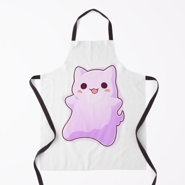 Item preview, Cute Kawaii Purple Cat Ghost designed and sold by CozyKawaiiArt.