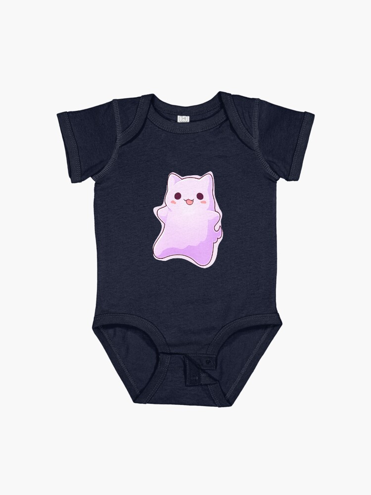 Cute Kawaii Purple Cat Ghost Baby One Piece for Sale by CozyKawaiiArt Redbubble