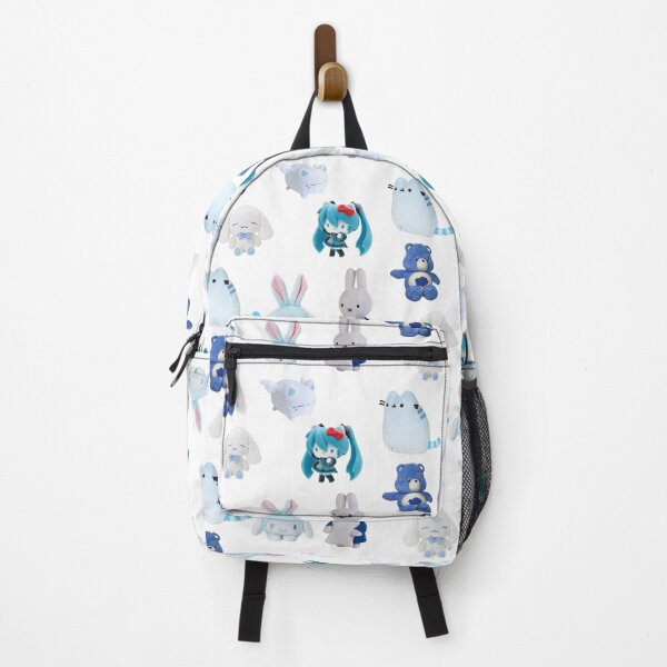 Item preview, Blue Plushie Aesthetic Sticker Pattern designed and sold by angelf0g.