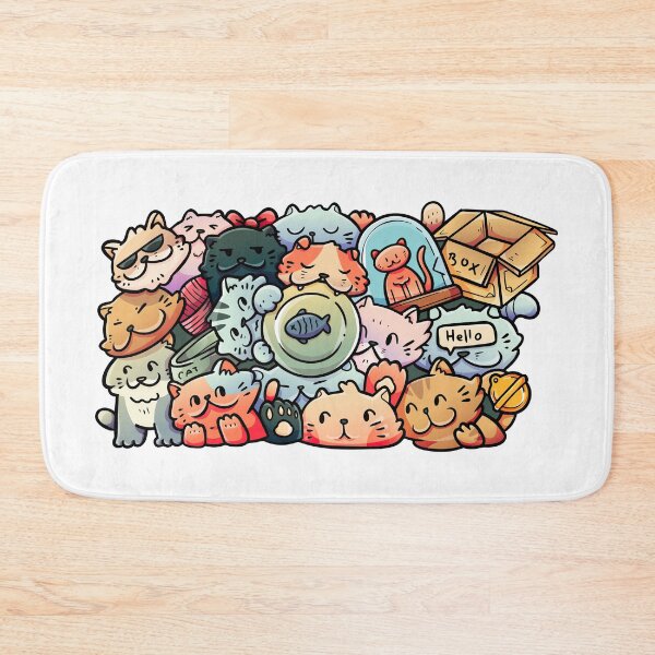 Item preview, Cute Little Kitty Cats designed and sold by Vector Scout Lab.