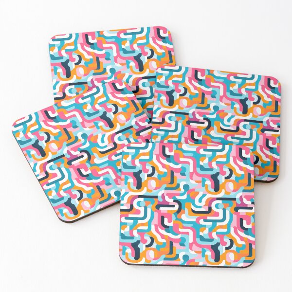 Item preview, Colorful curve pattern designed and sold by VisionaryCorner.