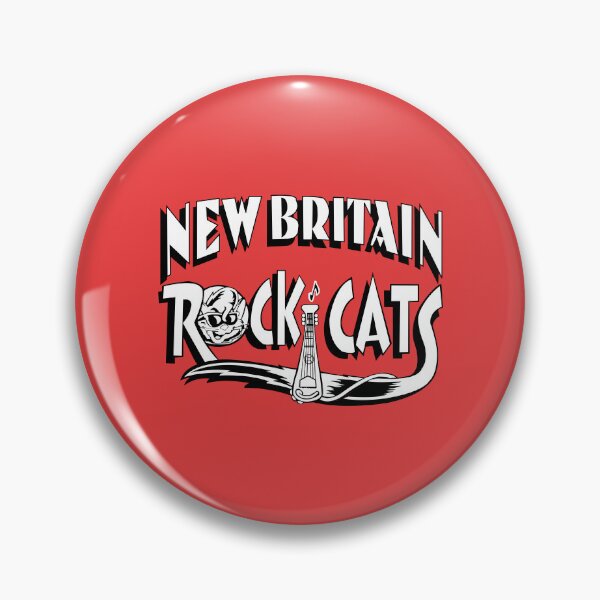 Item preview, New Britain Rock Cats Vintage - Black and White designed and sold by frankyou.