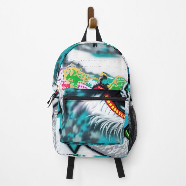 Item preview, A landscape enriched by graffiti and street art designed and sold by PixieDustAIArt.