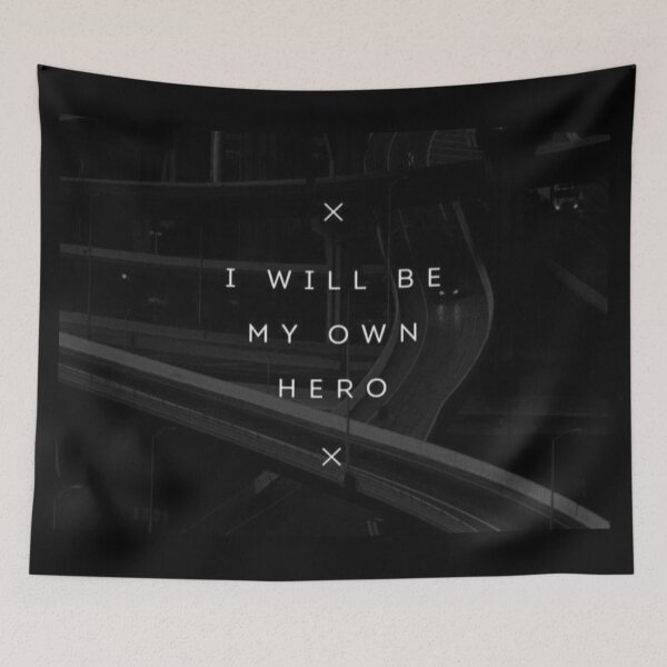 Item preview, I Will Be My Own Hero designed and sold by ActiveGainsGear.
