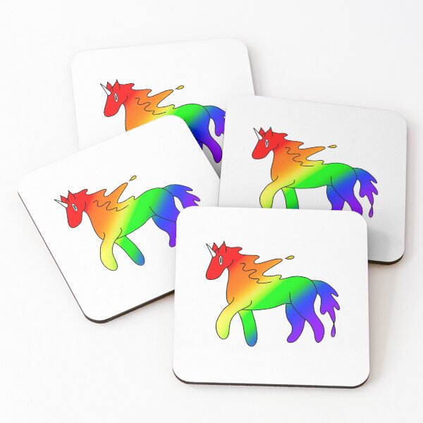 Artikelvorschau, Drippy Pride Einhorn entworfen und verkauft von RoeHasArt.
