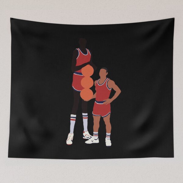 Item preview, Manute Bol And Muggsy Bogues Art   	 designed and sold by lrdvvwzvhv57.