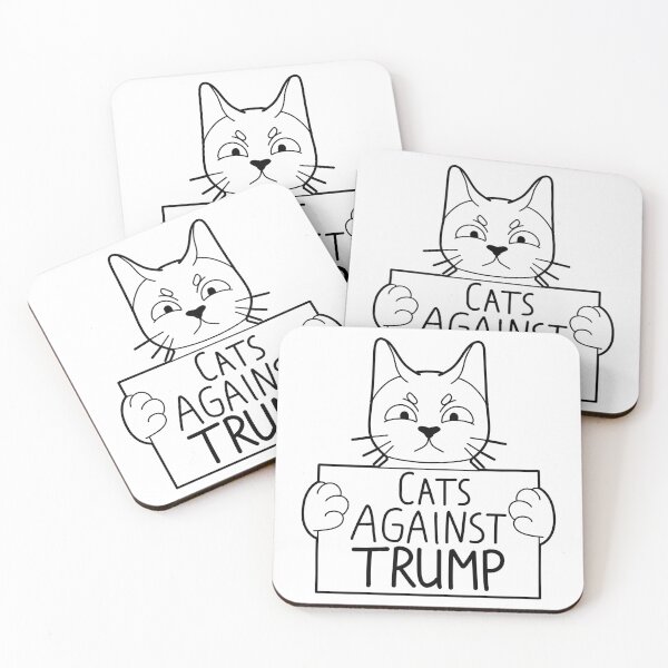 Item preview, Cats against trump designed and sold by GiezaDesign.