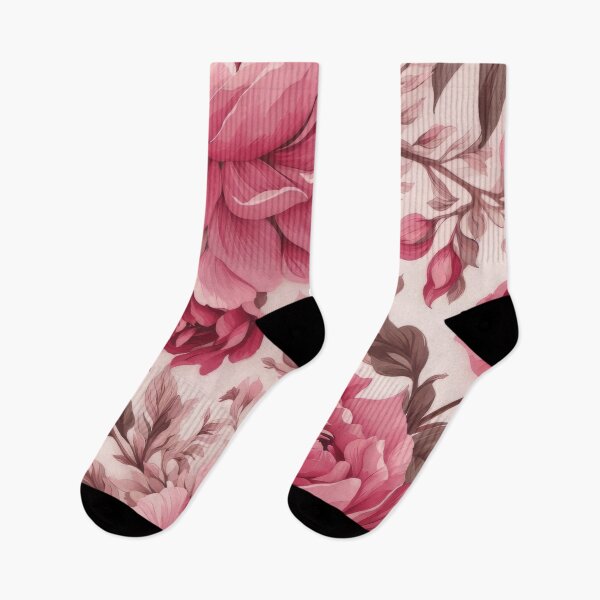 Item preview, Pink Floral Flowers Art Pattern designed and sold by amenwolf.