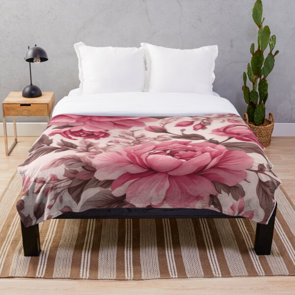 Artikelvorschau, Rosa Blumenblumen-Kunstmuster entworfen und verkauft von amenwolf.